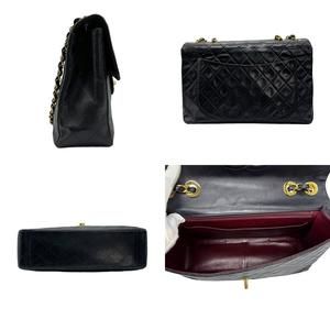 Chanel Big Bag Leather Shoulder Matelasse Black